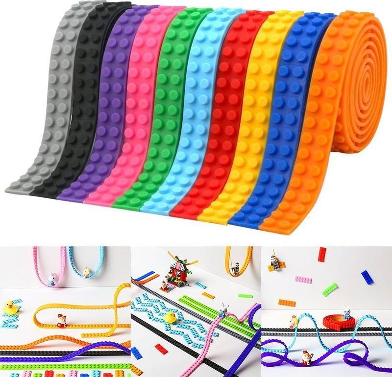 KIK Taśma do klocków samoprzylepna 90cm