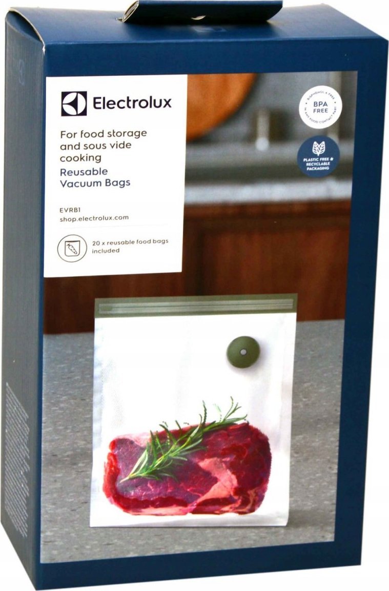 Electrolux Vacuum bag set Electrolux EVRB1, 23 cm x 26 cm, 20 pcs.