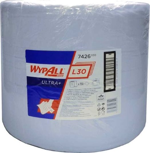 WYPALL 7426030 WYPALL L30 Czyściwo dużo rolka, niebieski