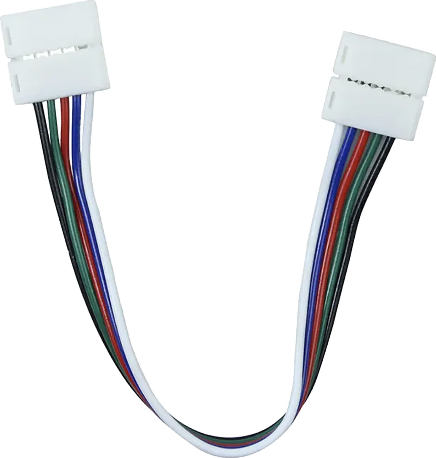 Orno Złączka LED RGBW 12mm, dwustronna, z przewodem