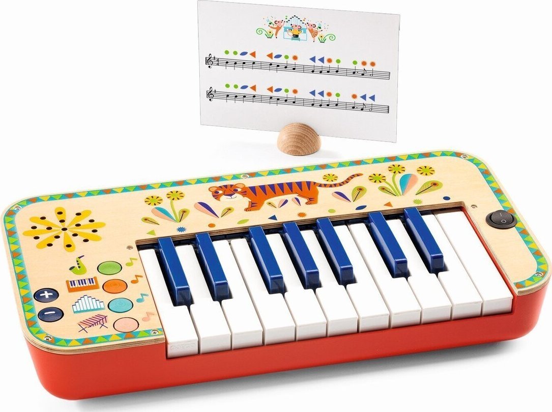 Instrument muzyczny dla dzieci Djeco Syntezator, Animambo DJ06023
