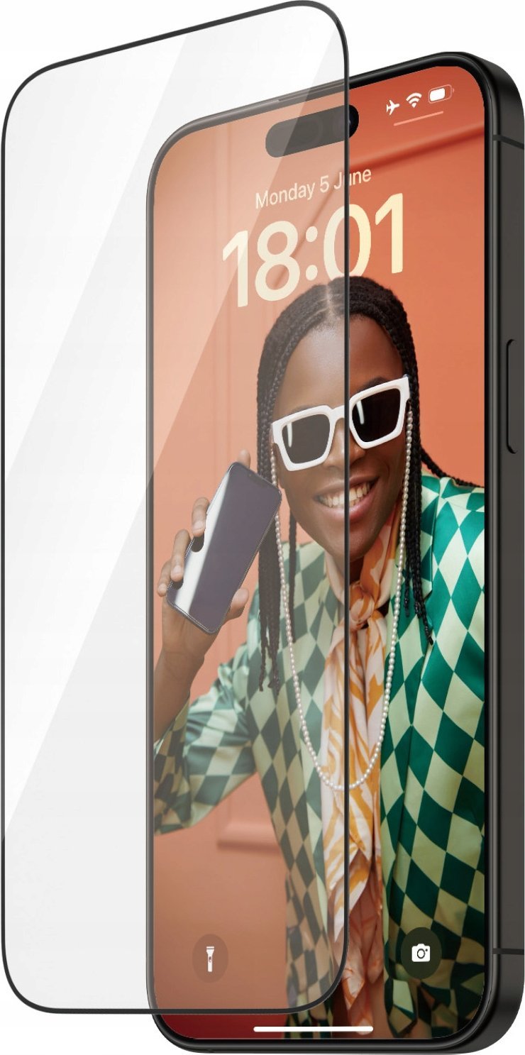 PanzerGlass ™ Re:fresh Screen Protector iPhone 15 Pro Max | Ultra-Wide Fit w. EasyAligner, Apple, Apple - iPhone 15 Pro Max, Dry application, Shock re