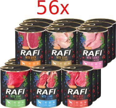 Dolina Noteci DOLINA NOTECI Rafi dla psa mix smaków 56x400g