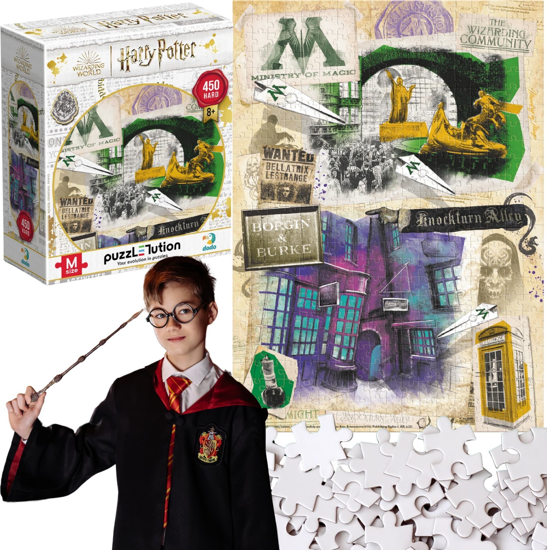 Dodo Puzzle Z Motywem "Harry Potter" - "Ministerstwo Magii" 450 Elementów 8+