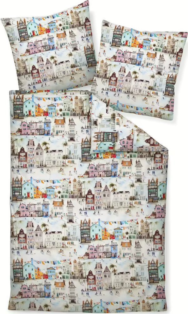 Pościel satynowa 155x200 cm Modern Art 42139/09