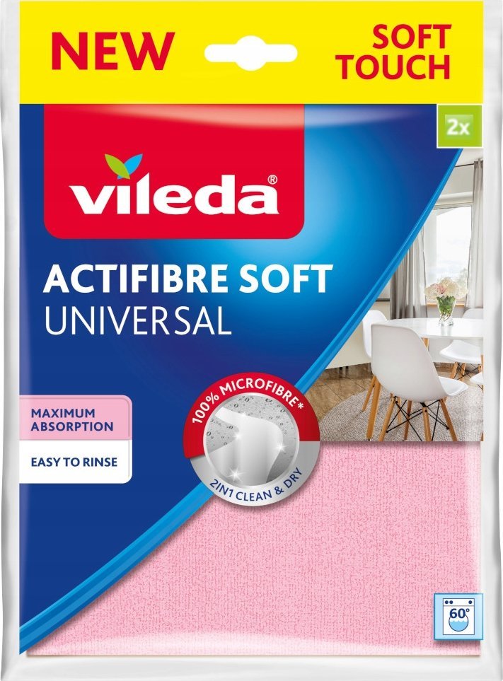 Vileda Ściereczka ACTIFIBRE Soft 2 szt.