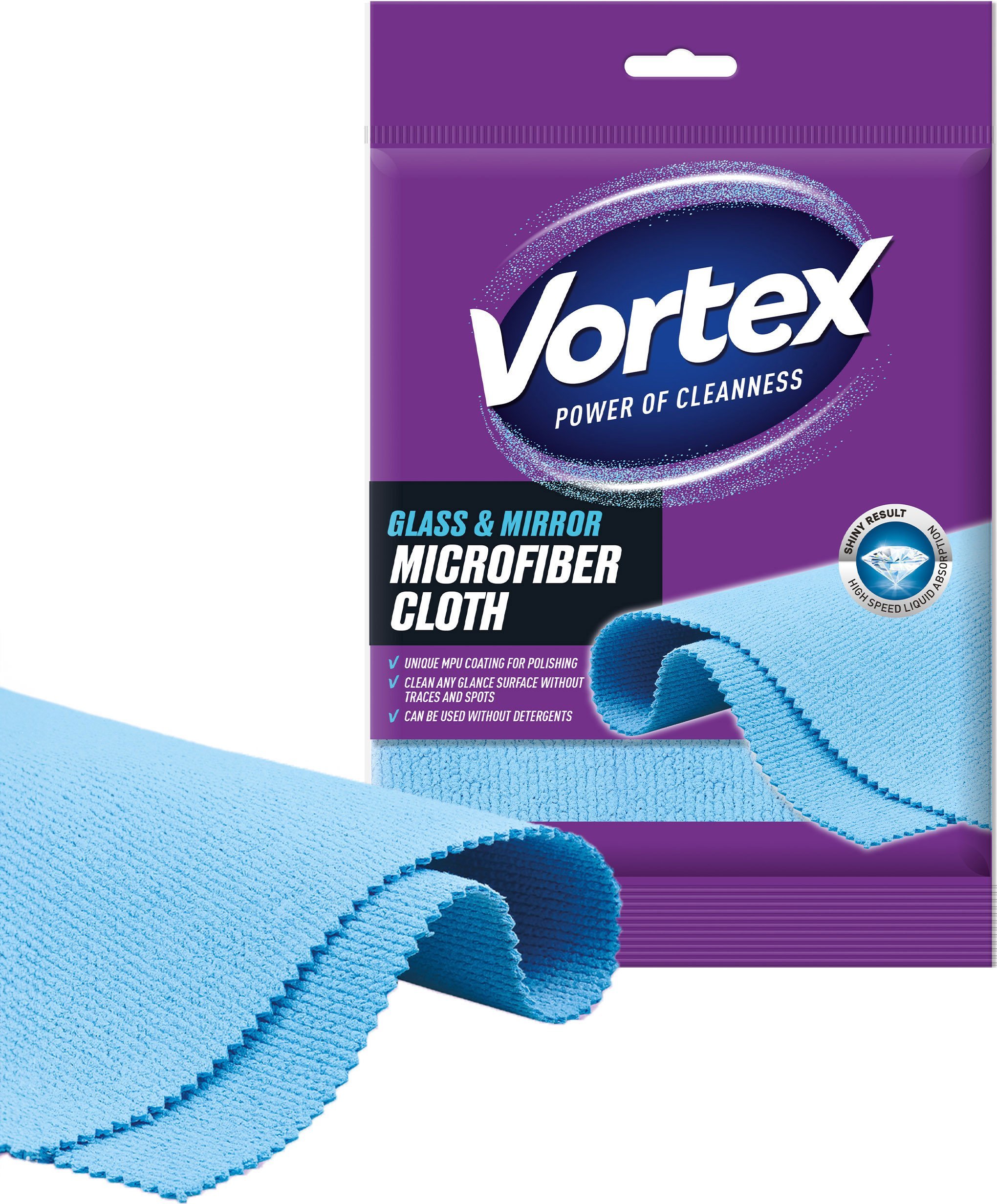 GLASS AND MIRROR MICROFIBER CLOTH