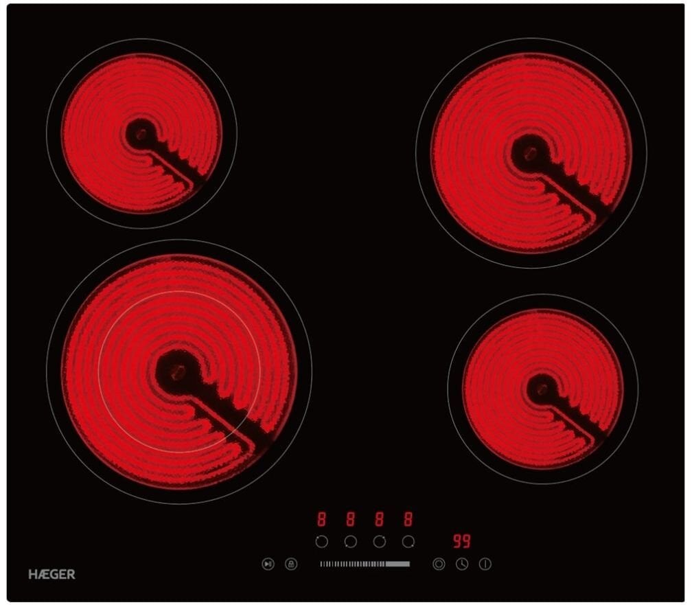 Płyta grzewcza Haeger VH-004.001A Vitro Heat 6400 szklana ceramiczna płyta grzewcza 6400W VH-004.001A (5608475041860)