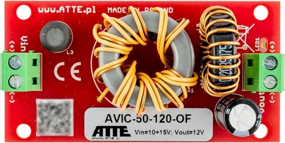 Przetwornica Atte PRZETWORNICA DC/DC AVIC-50-120-OF 10-15V 50W 4A