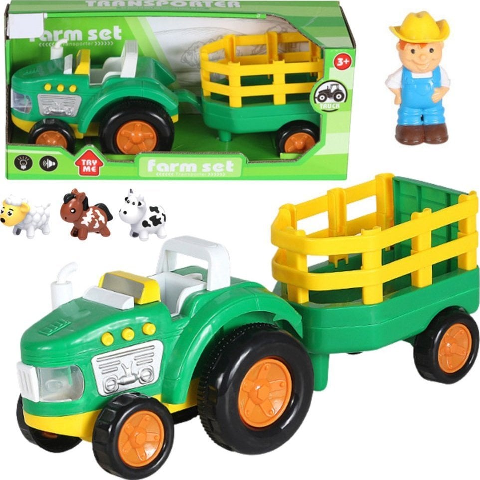 Traktor Farmerski Dla Malucha Traktor Zwierzęta Farmer Światła Dźwięki
