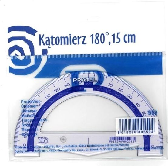 Pratel Kątomierz 15cm 180 stopni