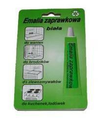 Emalia zaprawkowa do wanien i brodzików biała