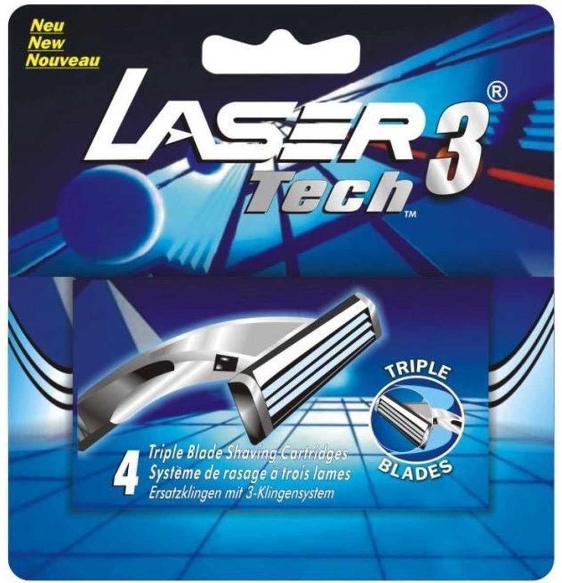 Skustuvo galvutės Laser Tech3 4 vnt