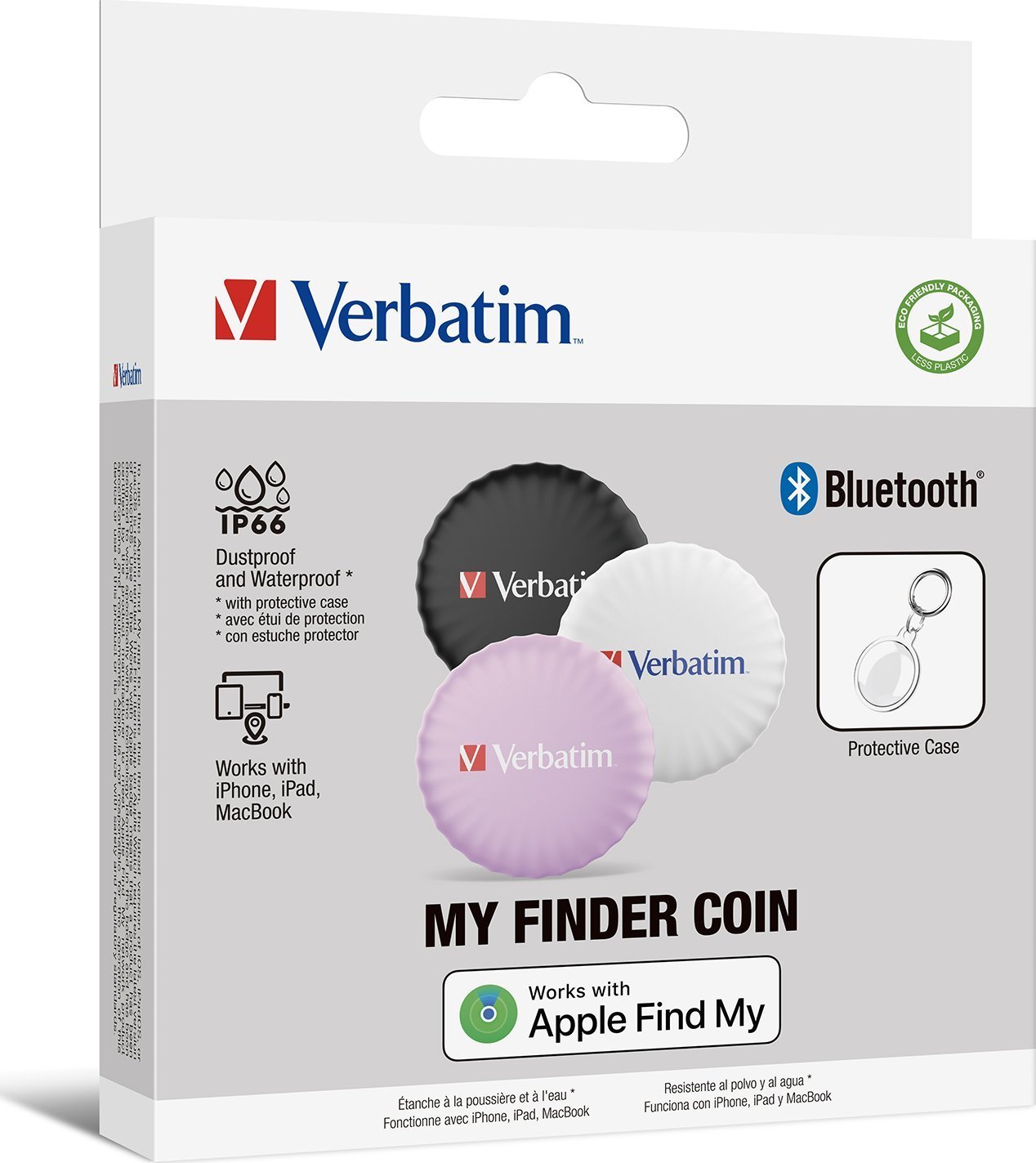 Verbatim Loklalizator My Finder Coin, 32135 BT 5.2 NFC op. 3 szt
