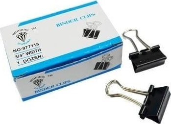 Spinacz clip 19mm 12szt