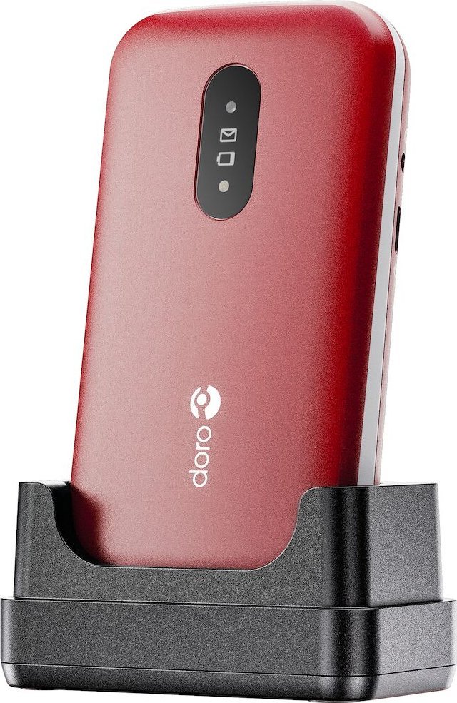 Doro 2820 4G without power supply red