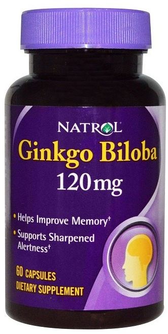 NATROL Ginkgo Biloba 120mg 60caps
