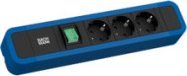 Listwa zasilająca Bachmann BACHMANN PRIMO 2 3xCEE7/3 1x switch 2.0m CEE7/7 RAL5010