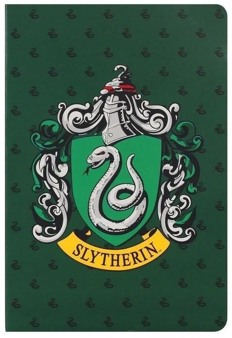 Harry Potter Notatnik A5 linia Herb Slytherinu