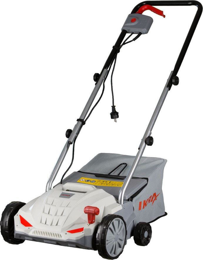 Ikra Mogatec IEVL 1532 Wertykulator do Trawy Areator 2w1 + 2 Wałki Moc 1500W