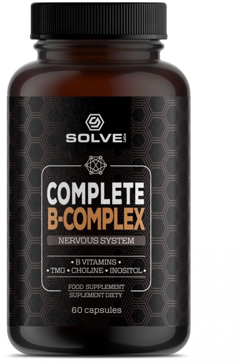 SOLVE LABS_Complete B-Complex suplement diety 60 kapsułek