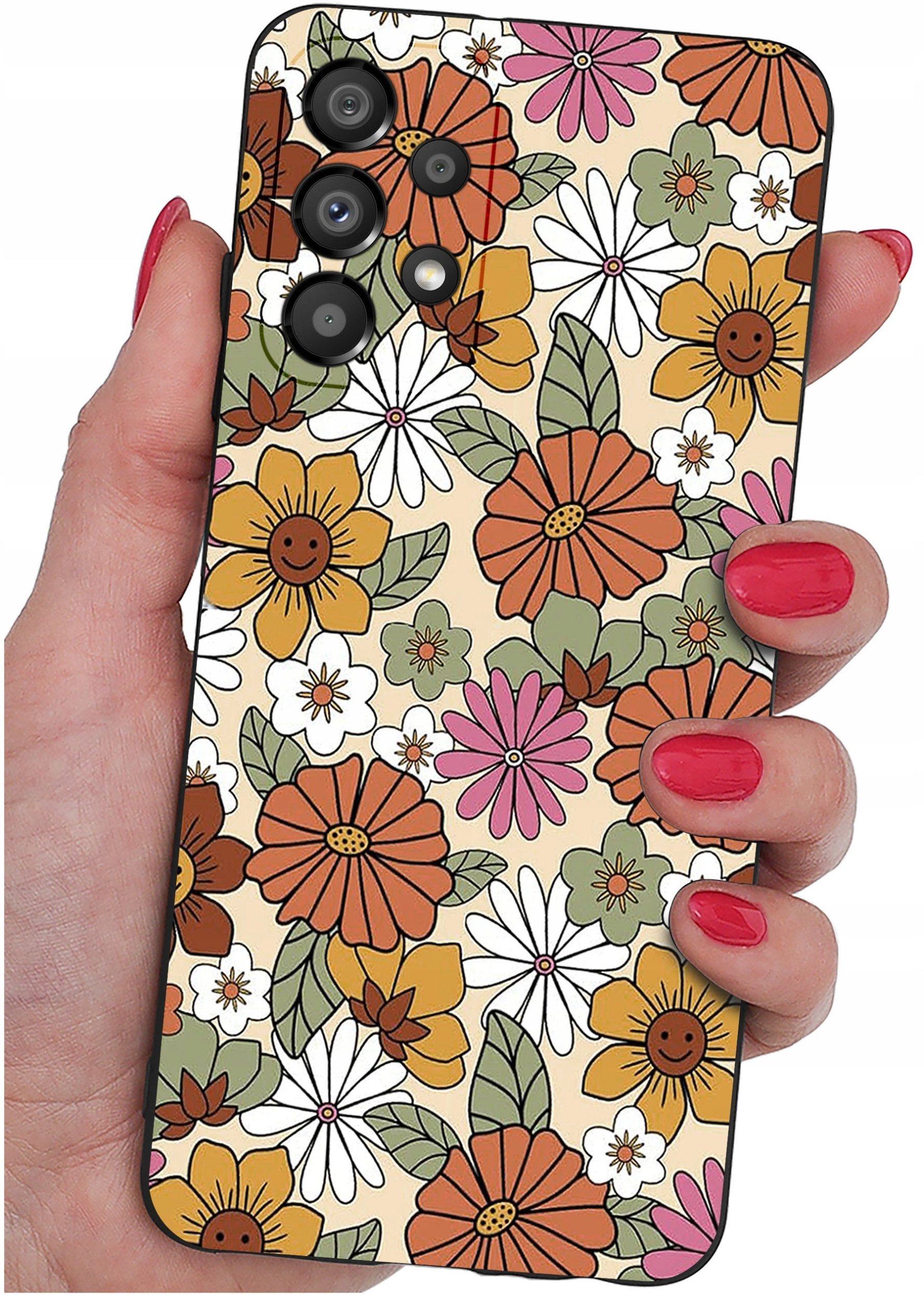 Etui do SAMSUNG A52 | A52s 5G | WZORY | SILIKONOWE MATT SZKŁO 9H