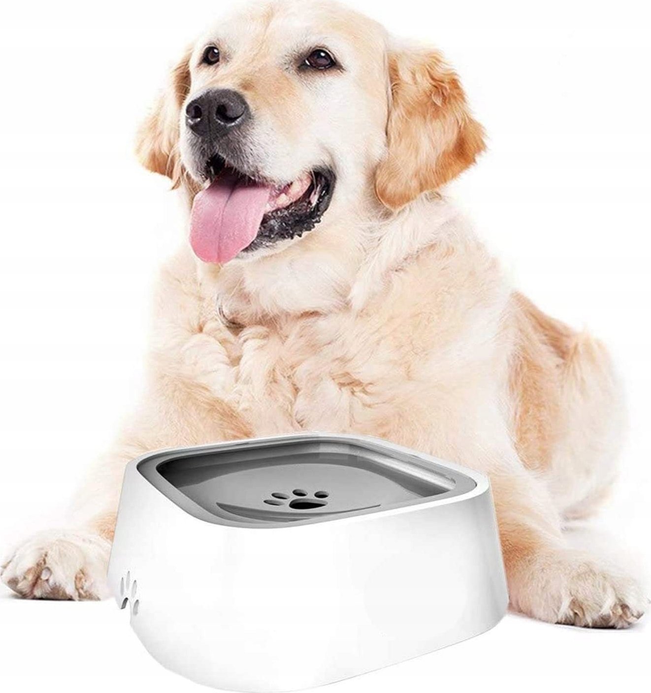 Korbi MISKA PŁYWAJĄCA DLA PSA KOTA NA WODĘ POIDŁO NIECHLAPIĄCA 1,5 L