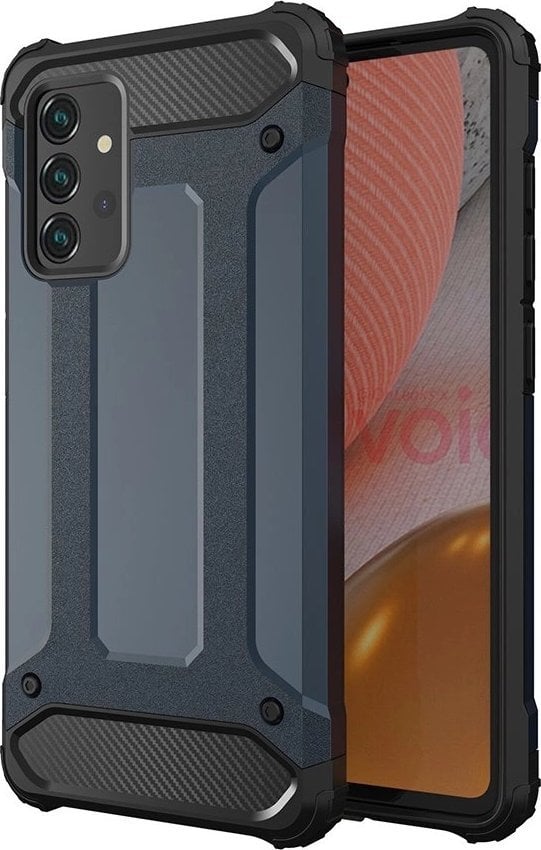 Pancerne hybrydowe etui Hybrid Armor pokrowiec na Samsung Galaxy A26 - niebieskie