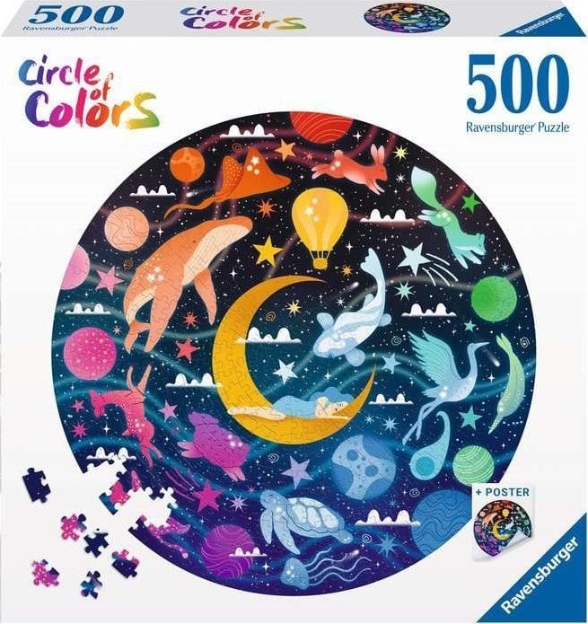 Ravensburger Puzzle 500 elementów Paleta kolorów Marzenia