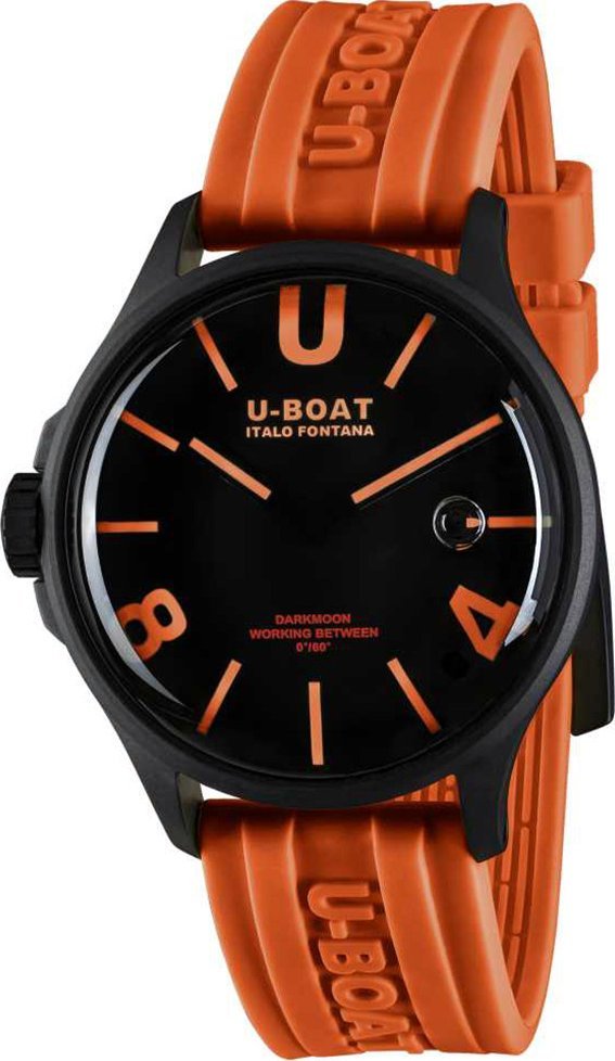 Zegarek ScreenShield Zegarek męski U-BOAT 9538 pomarańczowy