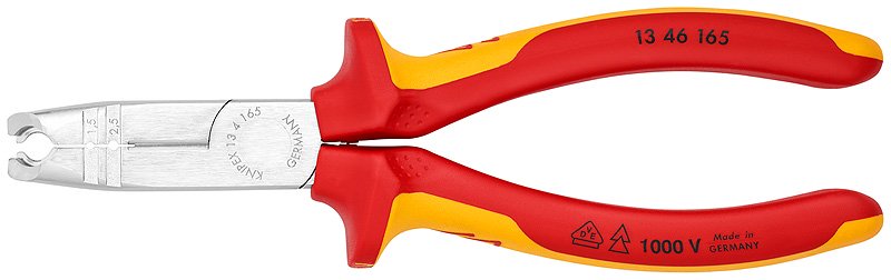 Knipex Szczypce do ściągania izolacji 160mm izolowane (1346165)