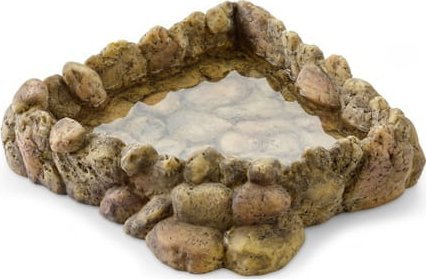 Exo Terra Narożnikowa miska na wodę, XL, 25 x 24 x 6.5 cm