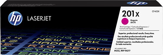 Toner HP 201X (CF403X) Toner Cartridge, Magenta
