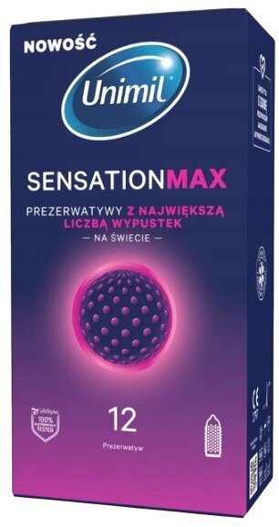 UNIMIL Prezerwatywy Sensation Max 12pak