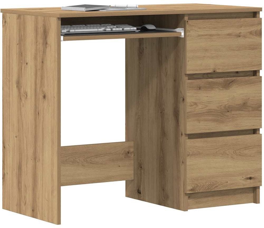 Biurko vidaXL Biurko Artisan Dąb 90x45x76 cm Drewno klejone