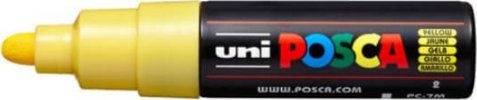 Uni Marker Do Każdej Powierzchni UNI POSCA PC-7M ŻÓŁTY