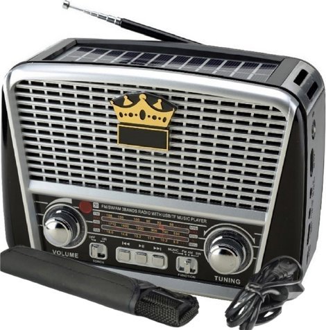 RADIO GŁOŚNIK BT USB PRZENOŚNE SOLAR AKUMULATOR