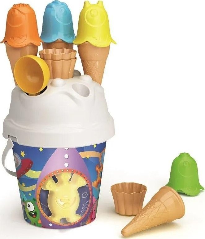 Tupiko Zestaw do piasku kosmiczny z lodami