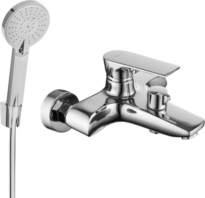 Mexen Mexen Axel R40 bateria wannowa z zestawem prysznicowym, chrom - 7383R40-00