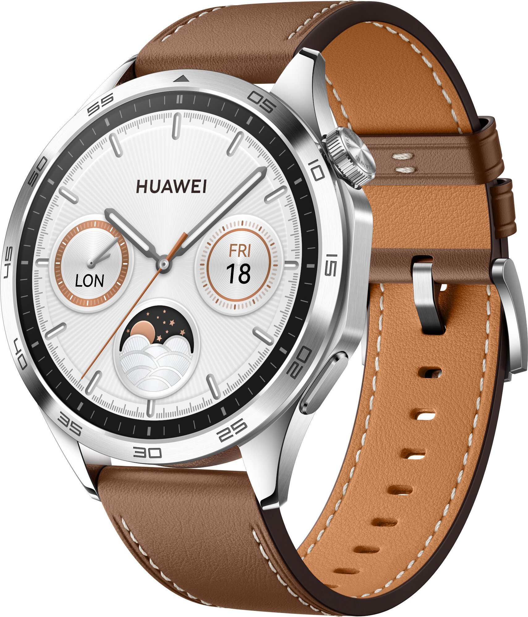 Smartwatch Huawei Watch GT4 Classic 46mm Brązowy (001879730000)