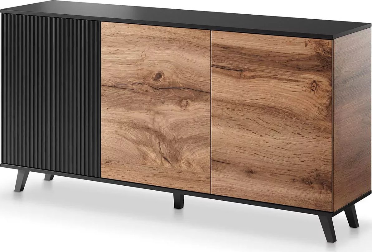 Elior Industrialna komoda na nóżkach do salonu - Primero 6X