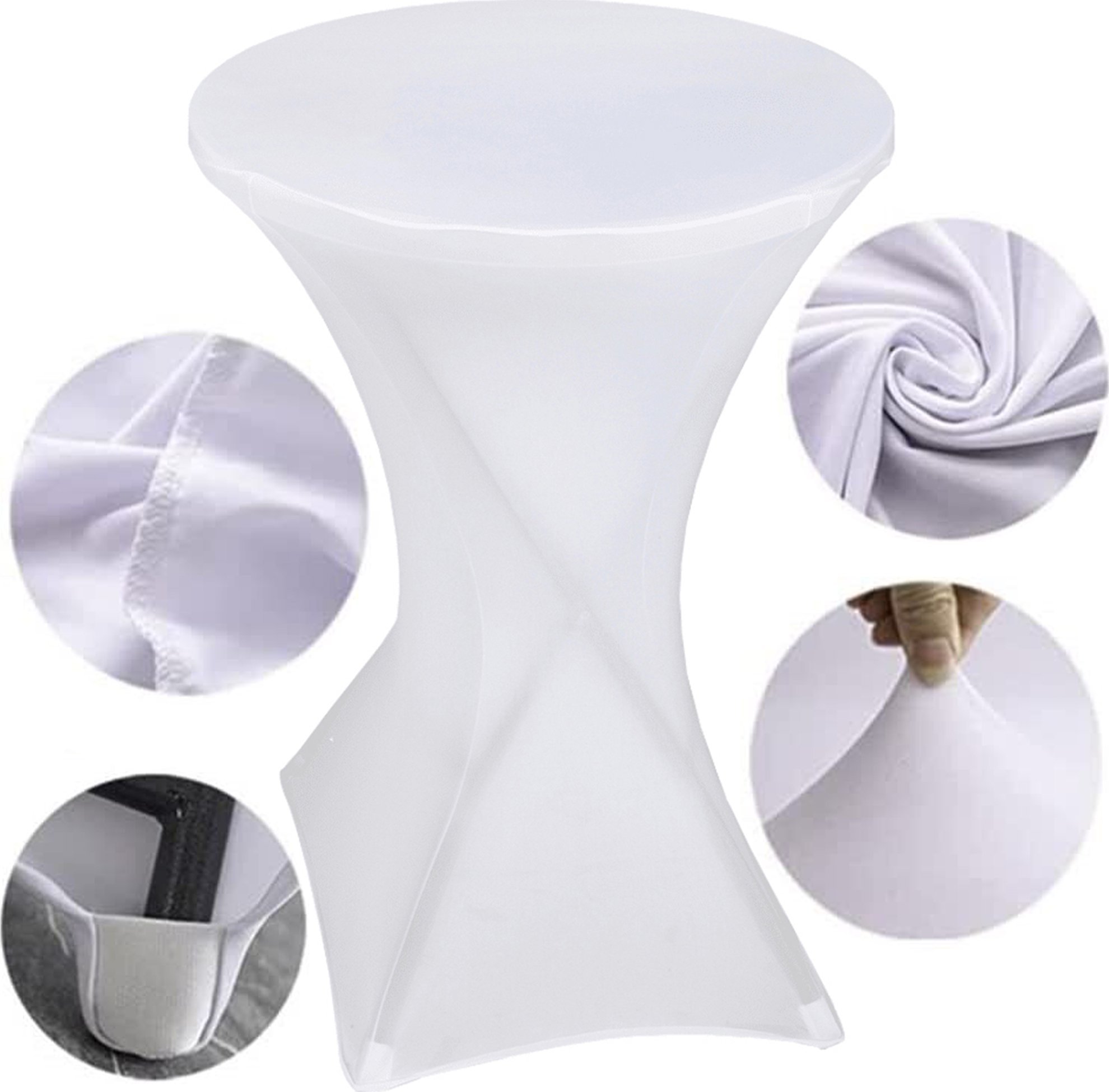 Heckermann Pokrowiec Na Stół Heckermann 80X110Cm Biały