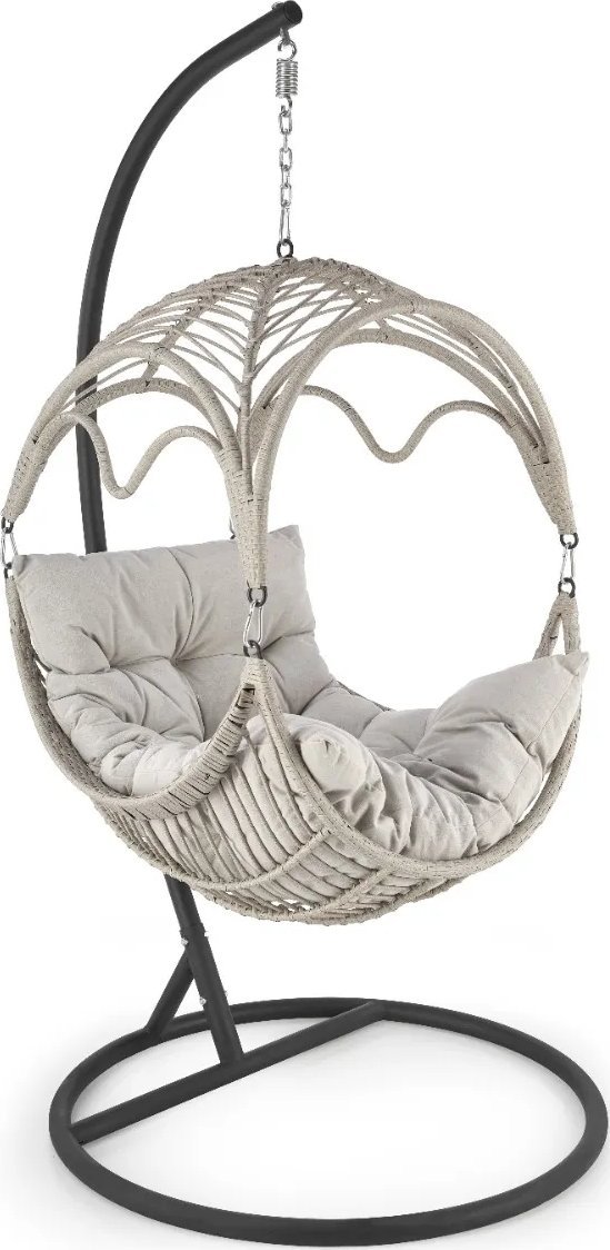 Halmar Fotel wiszący RASMUS jasnoszary HALMAR