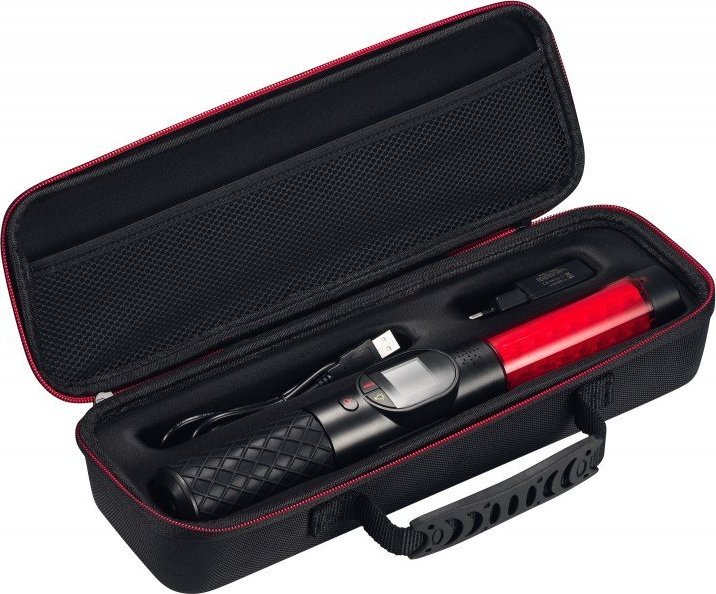 Latarka Alcovisor Alkomat bezustnikowy V9 z funkcją pomiaru temperatury, mini latarka