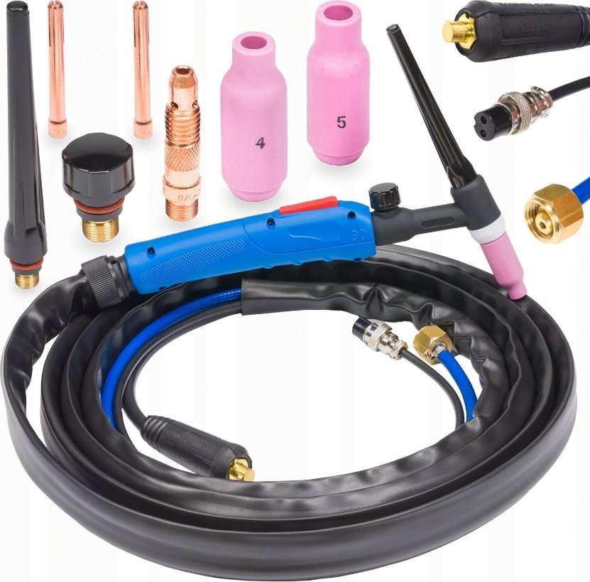 Powermat Uchwyt spawalniczy TIG LIFT WP17V 16-25 4M zaworek Powermat TIG-17V-16