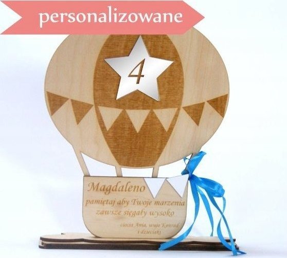 naSciane Statuetka prezent na urodziny pamiątka BALON