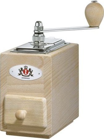 Młynek do przypraw Zassenhaus Młynek do kawy, drewno bukowe, 20 x 9 x 14 cm Santiago Eco / Zassenhaus