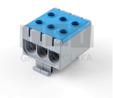 E.4143/N Listwa zaciskowa LZT w korpusie niebieska Cu:2,5-50mm2, Al:6-50mm2 E.4143/N