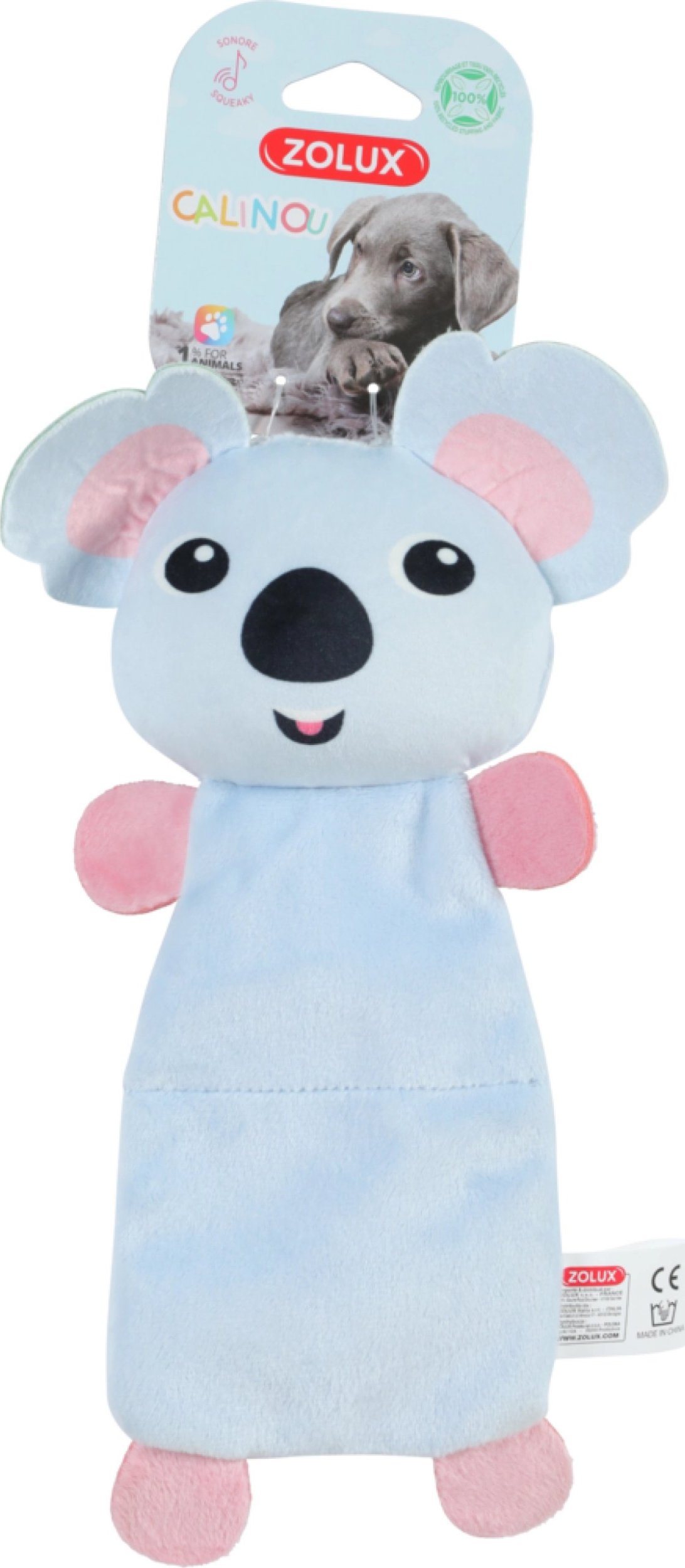 Zolux ZOLUX Zabawka pluszowa dla psa, Koala przytulanka "Calinou" 29 cm