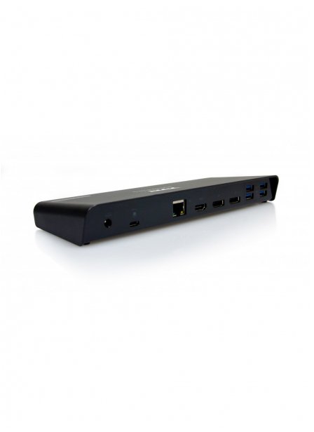 Stacja/replikator Port Designs Stacja dokująca Office Type-C /USB-A 3x4K (USB-C/USB-A; zasilacz; PD 60W, Video 3x4K; Gigabit Ethernet; USB 30; Audio)